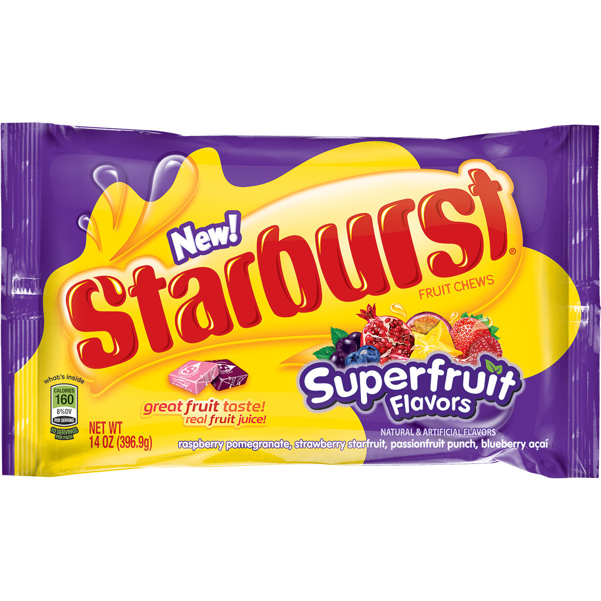Starburst Super fruit flavors